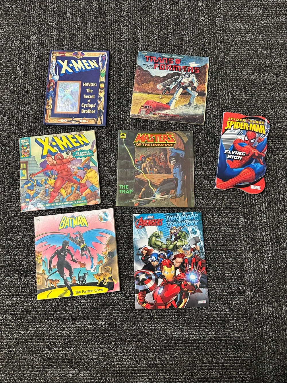 Vintage Random Lot of 7 Marvel Books